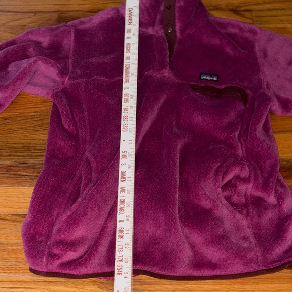 Patagonia Rosehip Berry is Fleece Jacket Womens Large excellent condition #twee - Picture 8 of 10
